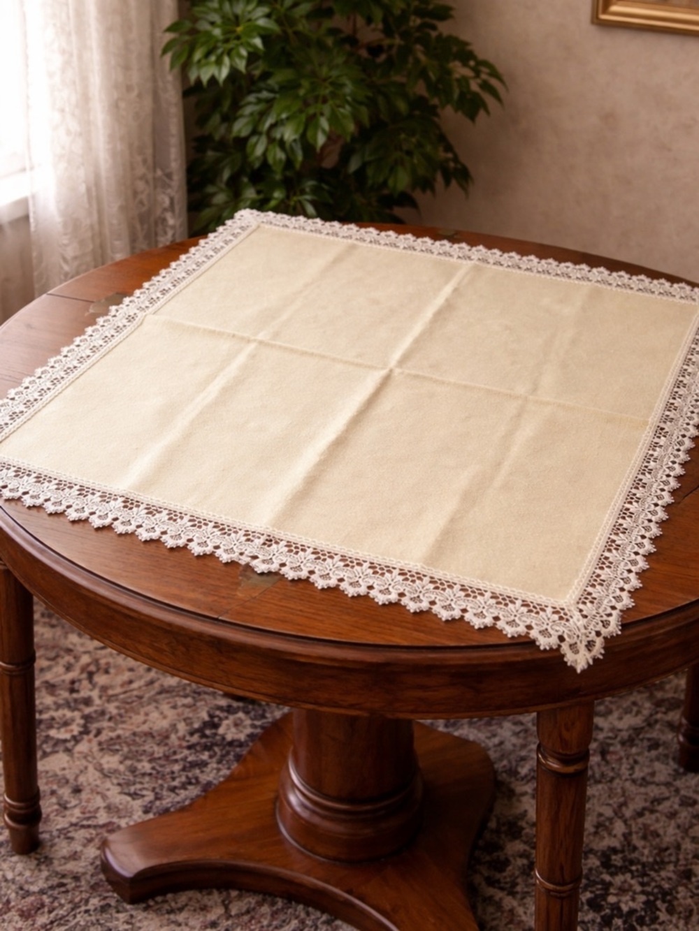 Vintage Square Tablecloth